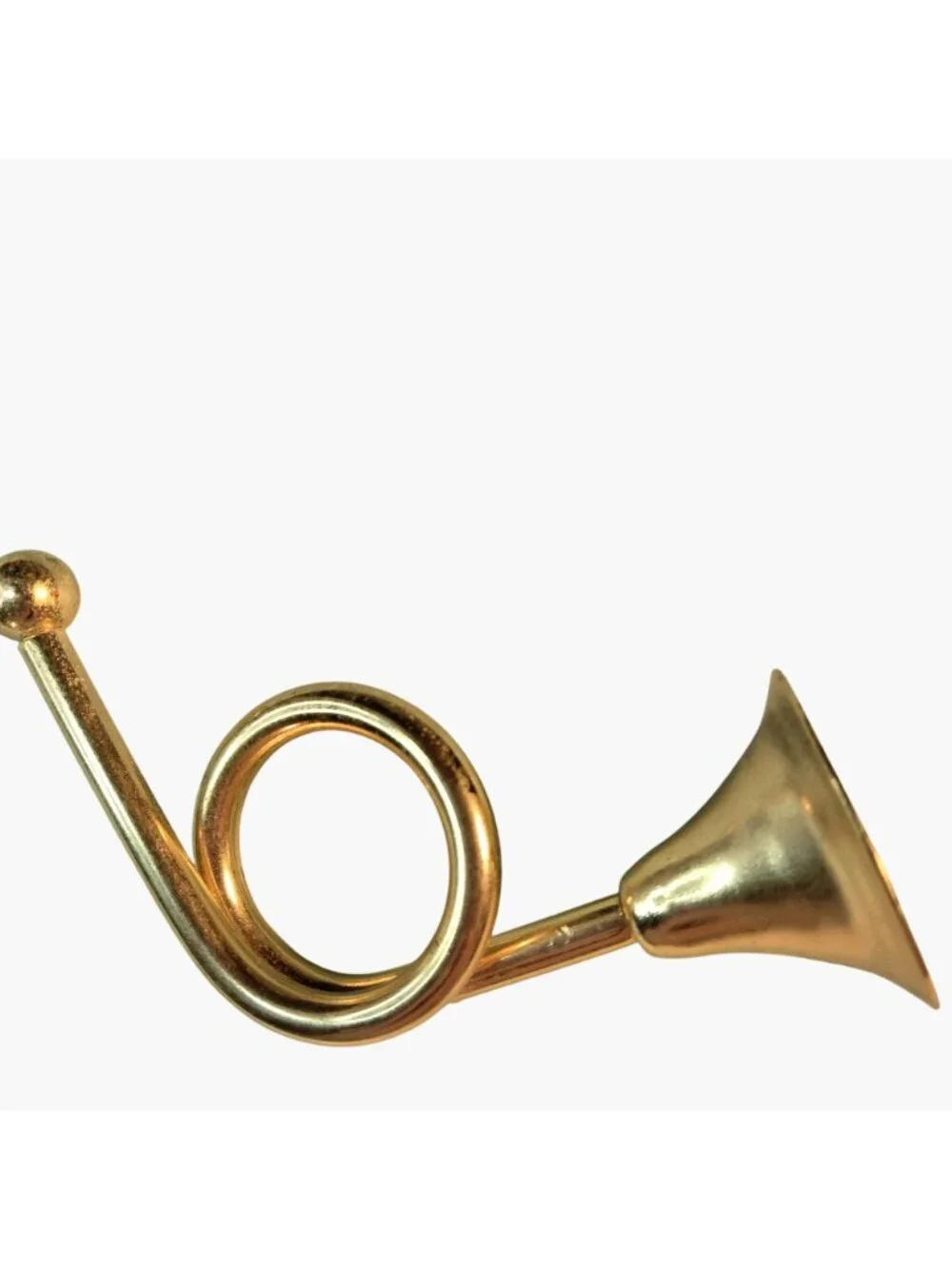 Miniature  French Horn Bugle Christmas Ornament Decor Crafts